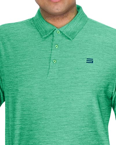 Image of Three Sixty Six Golf Shirts for Men - Dry Fit Short-Sleeve Polo, Athletic Casual Collared T-Shirt