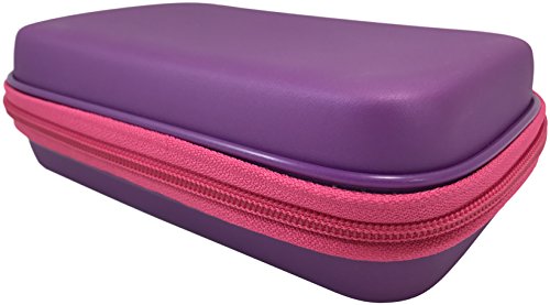 Starfish Spirit Essential Oils Case Holds 10 5ml-10ml Roller Bottles  Hard Shell, Water-Resistant Box for Travel, Home (Purple)