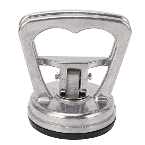 Respicefinem Screen 8×8×7 Suction Cup Heavy Duty Aluminum Alloy Rubber Screen Suction Cup Floor Tile Sucker Lifter Car Bent Puller