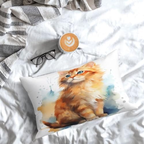 Housse coussin mignon 60x80 double face avec fermeture éclair cachée - 7