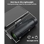 Monocular-Telescope-Usogood-High-Definition-10x42-Monocular-with-Hand-Strap-Lightweight-Handheld-Telescope-for-Adults-Kids-Pocket-Telescope-for-Bird-Watching-Hunting-Sports-Events-Wildlife-Hiking