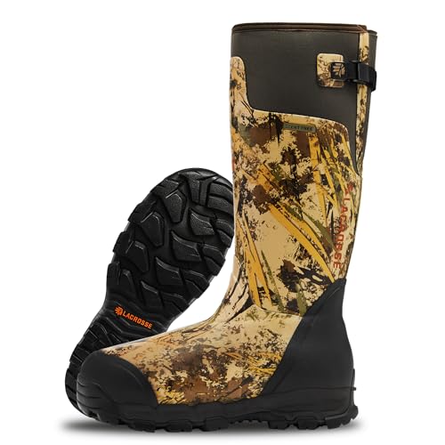 Image of LaCrosse Alphaburly Pro 18 inch Insulated Hunting Boots for Men Featuring Waterproof Rubber, 1600G Thinsulate, and EVA Footbed