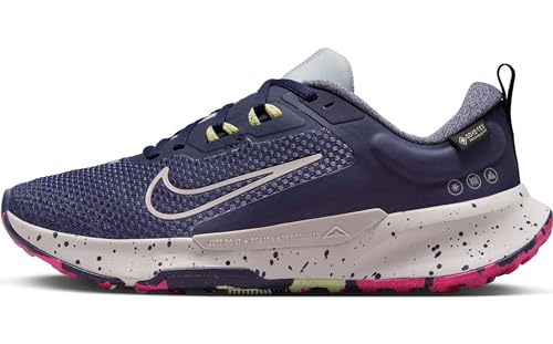 Nike Wmns Juniper Trail 2 GTX, Bajo Mujer, Purple Ink/Platinum Violet-Wolf Grey, 40 EU