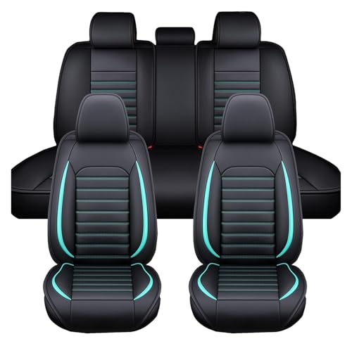 🚖【Materiale di Alta Qualità】 Copri Sedili Auto per Seat Leon Cupra R St(5F)/Leon/Leon Sportstourer/Leon Estate Fr. I coprisedili per auto sono realizzati in pelle PU antirughe di alta qualità con tessuto non tessuto incorporato e schiuma di rimbalzo, il giusto spessore ti farà sentire molto a tuo agio e non ti sentirai stanco durante la guida.