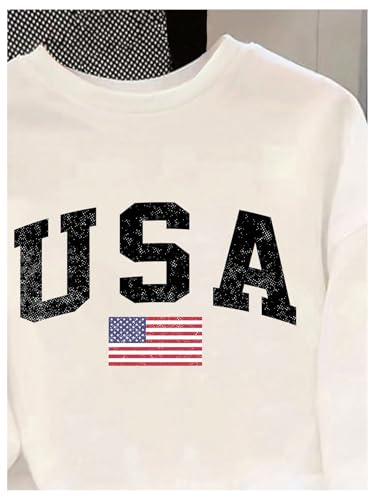 WDIRARA Boy's Graphic Sweatshirt Crew Neck Long Sleeve Drop Shoulder Pullovers Tops3