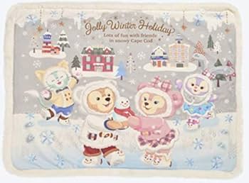 リカ　ダッフィー　クリスマス ブランケット 2枚 公式】秋冬をあったかく♪ダッフィー＆フレンズのグッズ｜東京