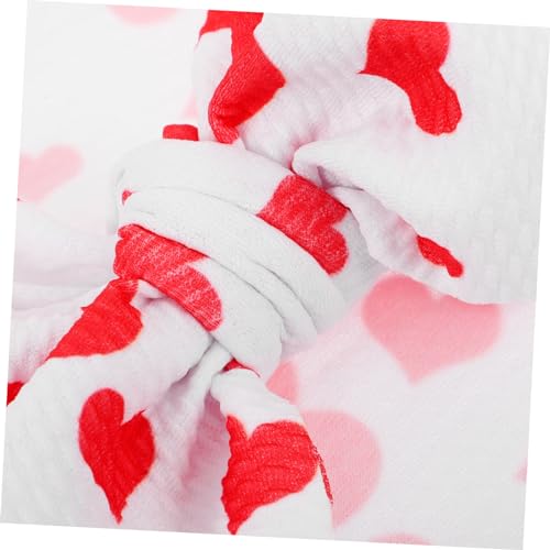 VICASKY Girl Bow Headband Floral Print Fabric Wide Hairband for Newborn Party Accessories Birthday Gift Hairband3