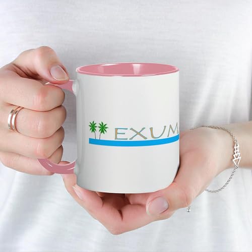 Mug cerámico CaféPress 11 oz blanco con interior rosa miniatura 5