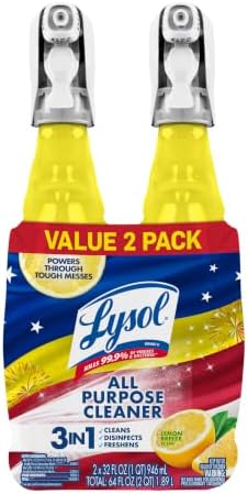 Lysol All Purpose Cleaner Spray, Multi-Purpose Disinfecting Spray...