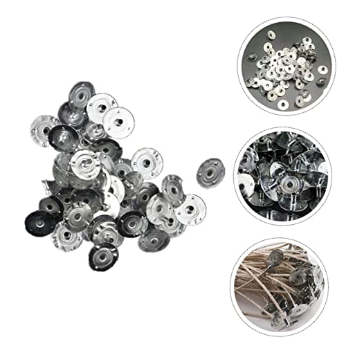 Bases para mechas de vela 1200 piezas TEHAUX metal miniatura 3
