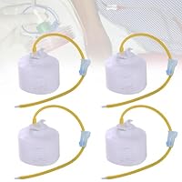Wundentwässerungs-Birne, 1000mL Abfall Flüssigkeit Sammlung Airbag, Einweg, 4 Pcs (B)