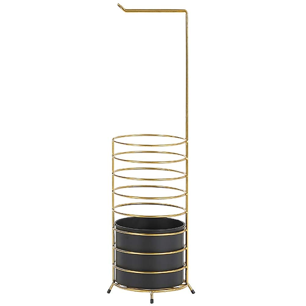 Support de parapluie en or design pour hôtel et centre commercial