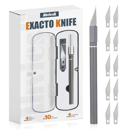 Exacto Knife Set with Aluminum Handle and Blades