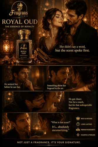 Image of Royal Oud - The King's Legacy | Luxury Extrait De Parfum for Men & Women | Raspberry, Rose, Saffron, Oud, Incense | Long Lasting Premium Unisex Perfume | Luxury Gift | 20ml