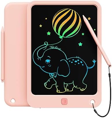 bravokids Kids Toys LCD Writing Tablet, 10 Inch Drawing Tablet Doodle Board, Writing Board Drawing Board, Toddler Toys for 3 4 5 6 7 8 Years Old Girls Boys (Pink)