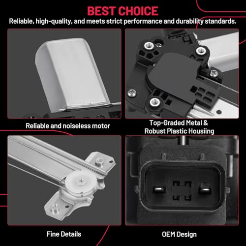 Image of BDFHYK 748-161 Power Window Regulator with Motor Front Right Compatible with Honda CR-V 2007-2011
