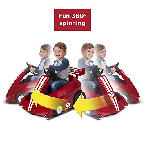 Radio Flyer Grow with Me Racer, Kids Battery Powered and Remote Control Ride On Toy, Red Toddler Ride On Toy for Ages 1.5-4 Years, Large by Radio Flyer - Image 3