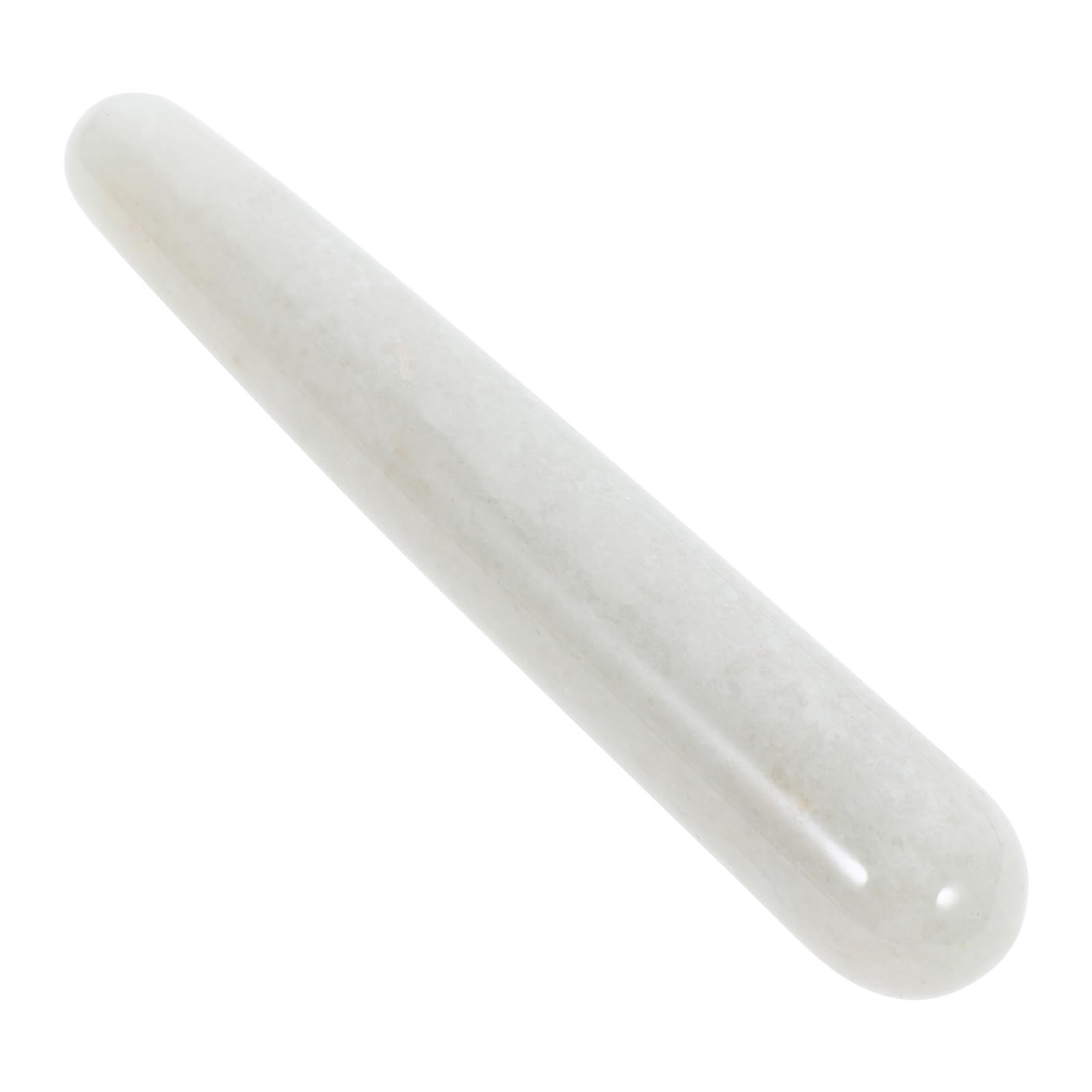 Gadpiparty Masseur de Soin Peau en Jade pour Massage Facial, Outil de Massage Visage Facile à Tenir, Soulagement, Design Exquis, pour Regarder la Télévision