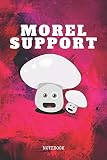  Notebook: Funny Mushroom Cooking Planner / Organizer / Lined Notebook (6\" x 9\")