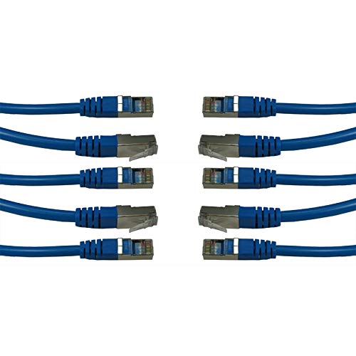 OKGEAR 10-Pack CAT6 STP (Shielded Twisted Pair) 550mhz 6 Foot Network Patch LAN RJ45 Ethernet Cables