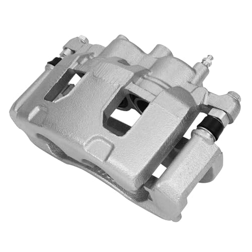 Image of Detroit Axle - Front 2pc Brake Calipers for 2006-2011 Buick Lucerne | 2006-2013 Chevrolet Impala, 2006-2007 Monte Carlo, 2 Disc Brake Calipers w /Bracket Replacement