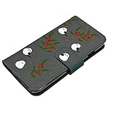 SmaSmaSweets Galaxy S25 SCG31 ケース [デザイン:4.スミ/マグネットハンドあり] シマエナガ ギャラクシーs25 scg31 手帳型 スマホケース スマホカバー 手帳 携帯 カバー