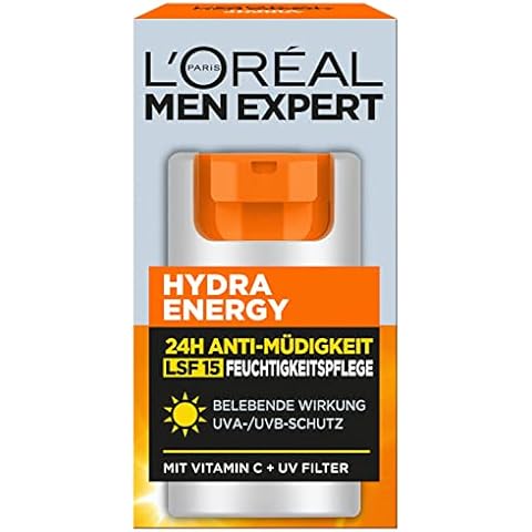 L'Oréal Men Expert Gesichtspflege, mit Lichtschutzfaktor 15, Hydra Energy Cover