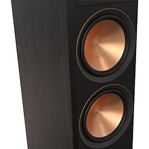 Klipsch Reference Premiere RP-8000F II 2.0 Dual Floorstanding Speaker Pair with Larger 90° x 90° Hybrid Tractrix Horn, 8” Cerametallic Woofers for Premium Home Theater Sound in Ebony — photo 6 of 6