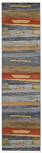 Tapete decorativo Unique Loom Fars Collection 80x305 cm azul miniatura 1