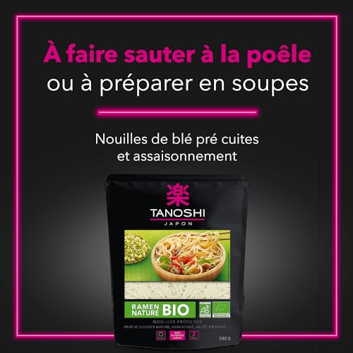 Ramen Nature Bio Tanoshi MO3229820802510 – Nouilles Prêtes En 2 Minutes - vue 3