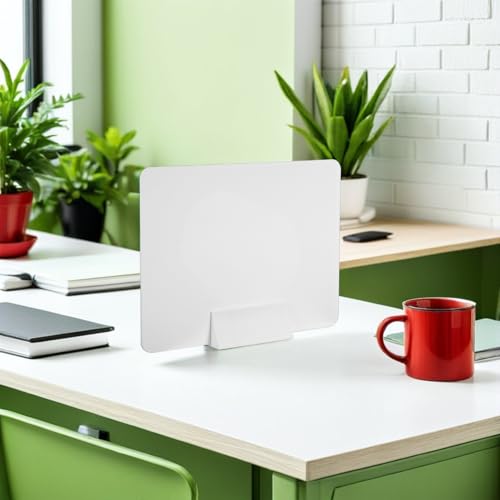 Set di 4 divisori acustici indipendenti in PVC per scrivania, pannelli per la privacy dell'ufficio, per aule e scuole, riduzione del rumore, forniture per studenti