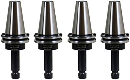 Tegara CAT40 ER11 4 Inch Collet Chuck Tool Holder 4 Pcs Set, G2.5 20000 RPM 202-1499G-4 M[
