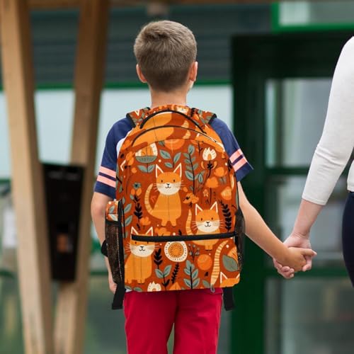 Ensemble sac à dos chat orange 2 pièces pour organiser ses cours - 6