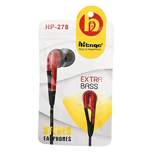 Image of Hitage HP-278 Unique and Ergonomic Design Compatible for All Devices Earphones Wired Headset