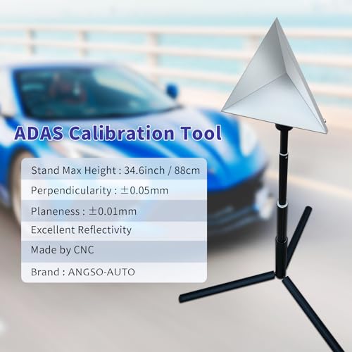 Radar Aiming Corner Reflector Target ADAS Calibration Tool with Stand Vehicle Tool for Honda Toyota Mazda Kia Ford GM Hyundai