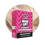 Crazy Color High Lift Bleaching Kit. Pre-lightener Powder Bleach & 30 Vol (9%) Developer | Achieve up to 6+ levels of lift. Vegan & Cruelty Free