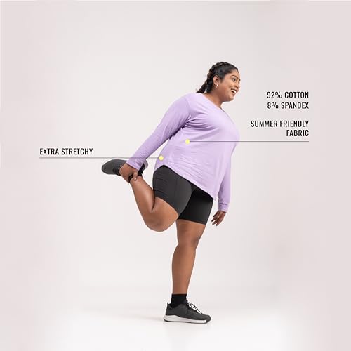 Image of Spirit Animal Plus Size Tshirts for Women | Casual Tshirts for Women | Tshirts for Women Workout, Gym, Running | Yoga Tshirt | Sweat Wicking Fabric | Relaxed Fit | Quick Dry