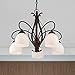 Livex Lighting 4775-04 Brookside 5-Light Chandelier, Black