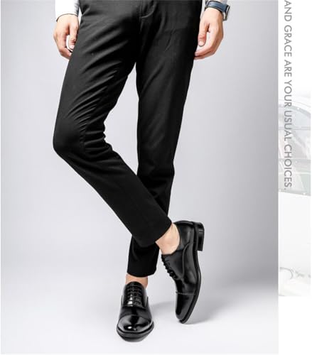 Men's Classic Leather Formal Business Lace Up Retro Casual Dress Shoes for Men Comfortable Office Male Dress Lether Shoes3