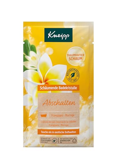Kneipp Schäumendes Badesalz Abschalten - Frangipani & Moringa - 80 g