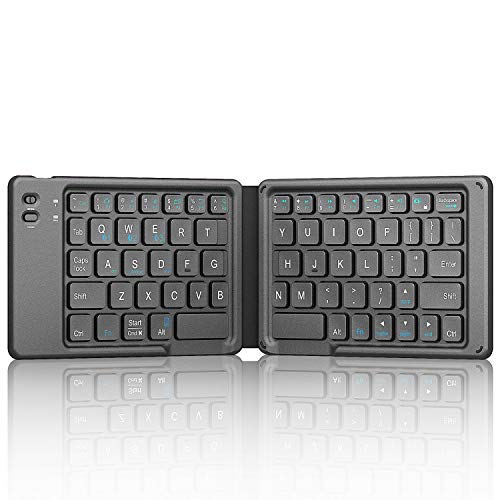 iClever BK06 LITE Bluetooth Keyboard - Foldable Keyboard Sync Up to 3 Devices