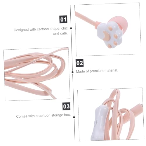 Yardenfun 1pc Earphones Headphones Cartoon Headset Cartoon Earphone