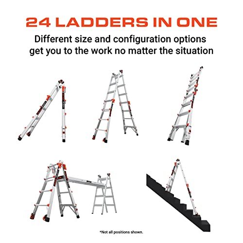 Little-Giant-Ladders-Velocity-with-Wheels-M17-17-Ft-Multi-Position-Ladder-Aluminum-Type-1A-300-lbs-Weight-Rating-15417-001