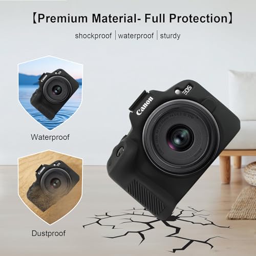 Funda de silicona suave para cámara Canon EOS R50 miniatura 6