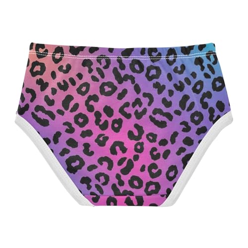 Girls Underwear Toddler 2t Cotton Girl Panties Cute Animals Briefs Underpants Rainbow Gradient Leopard Spots2