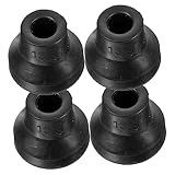 NULYLU 4pcs Crutch Replacement Tips Skidproof Cane Foot Protectors for Walking Sticks