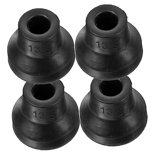 NULYLU 4pcs Crutch Replacement Tips Skidproof Cane Foot Protectors for Walking Sticks