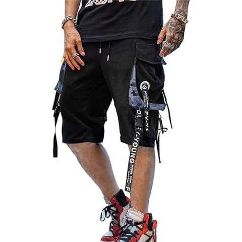 Hello MrLin Men's Versatile Cargo Shorts Cover