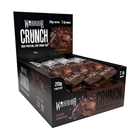 Warrior Crunch Fudge Brownie Protein Bars Cover