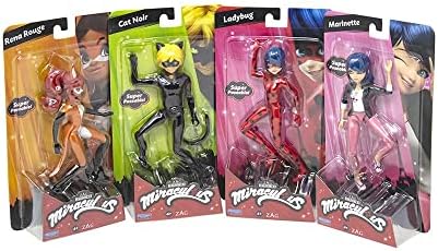 Karacter Box Miraculous Heroes 5In Posable Figures [Set of 4]